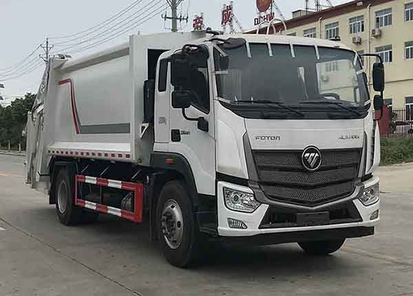 福田歐航壓縮式垃圾車(chē)